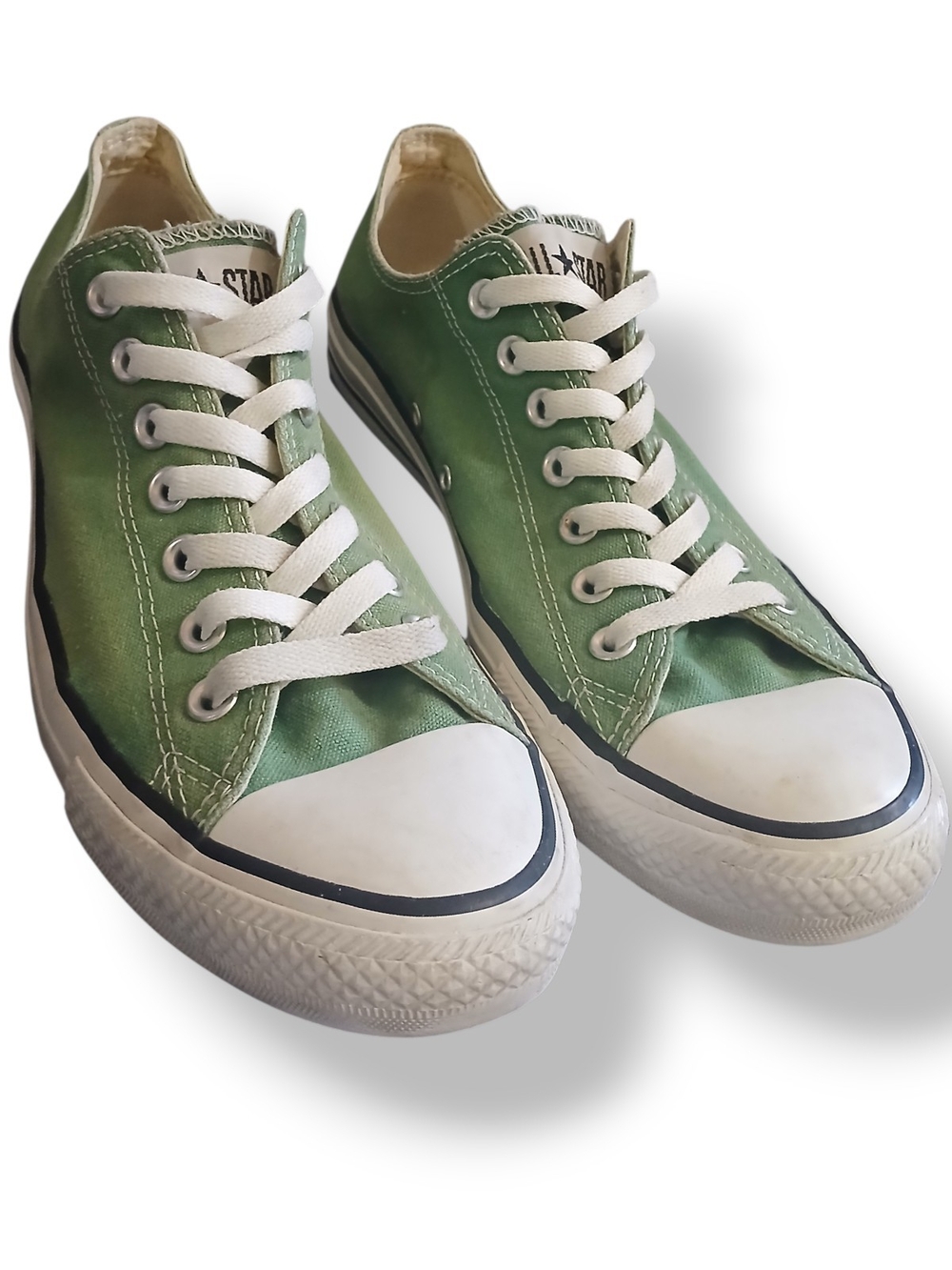 *CALIFORNIA GREENS* Low-Top CONVERSE ALL*STAR Sneakers - Clean Vintage Vibe RARE